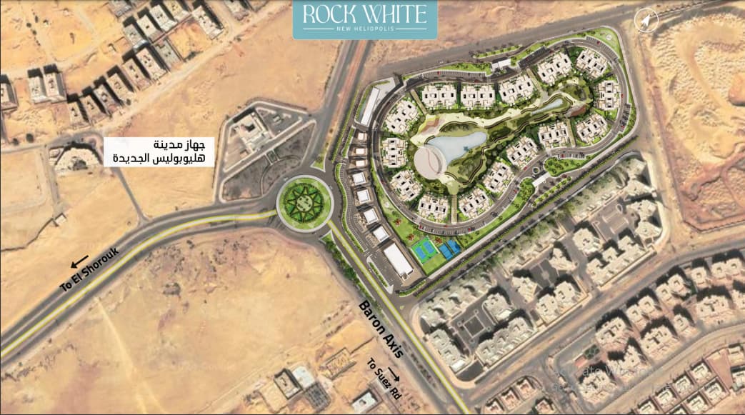 تعرف علي سعر شقة بمساحة 160 متر في روك وايت هليوبوليس الجديدة