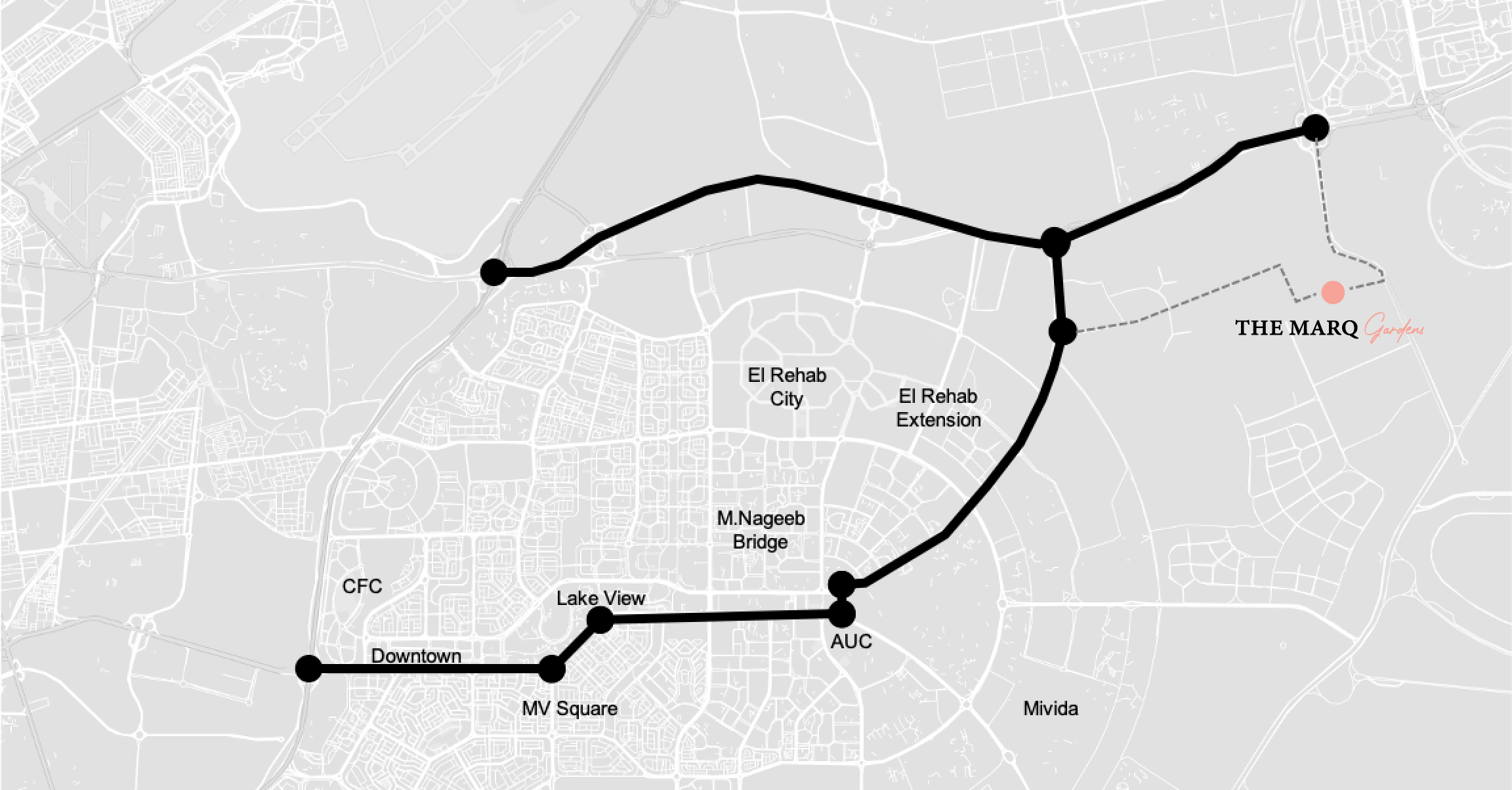 كمبوند ذا مارك جاردنز القاهرة الجديدة – The MarQ Gardens New Cairo Compound