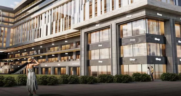 For sale in installments, an office of 93 meters in Stone Capital the New Administrative Capital