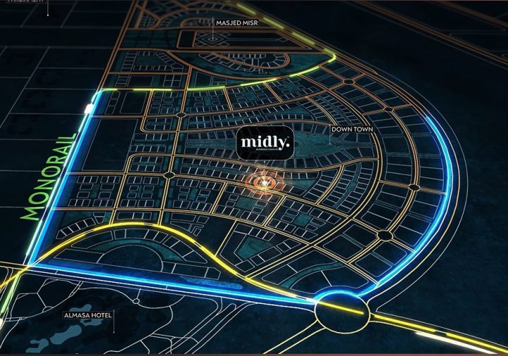 سارع بالحجز في ميدلي بيزنس كومبلكس العاصمة في وحدات تبدأ مساحاتها من 127 متراً