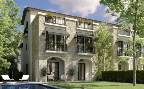 تاون هاوس بمساحة 175 متر في كمبوند ذا مارك جاردنز القاهرة الجديدة