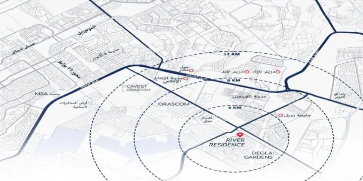 Your apartment with 200 meters in River Residence October with payment facilities