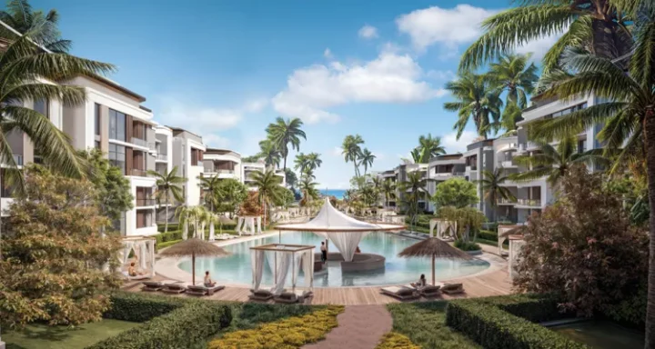 احجز وحدة بمساحة 124 متر في قرية ونس الساحل الشمالي