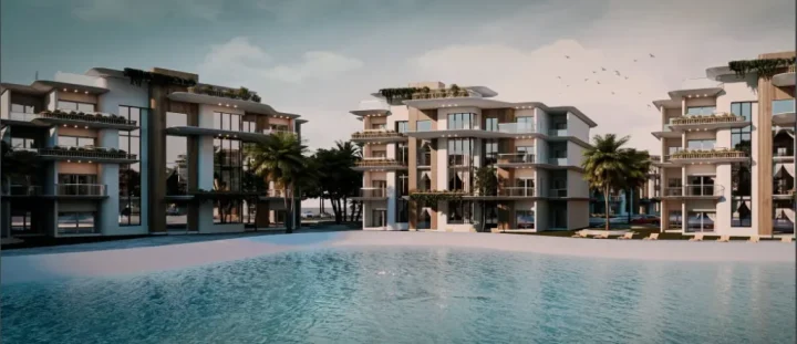 For sale in installments, a 120-meter chalet in Sansa Village North Coast