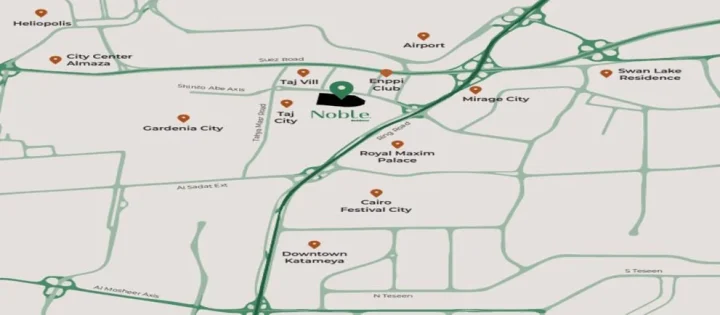 وحدات بمساحة 477 متر للحجز في نوبل التجمع الخامس