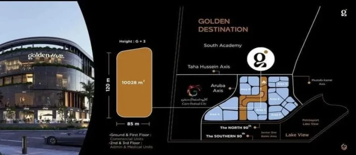 محل جاهز للاستلام في جولدن هب التجمع الخامس - تشطيب كامل خاص