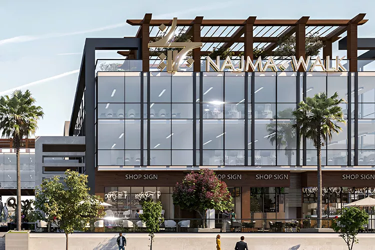 مول نجمة ووك القاهرة الجديدة ساوث قرنقل للتطوير العقاري – Najma Walk Mall New Cairo