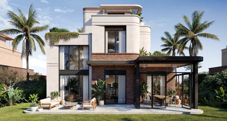 كمبوند كريسنت ووك التجمع السادس مراكز للتطوير العقاري – Crescent walk New Cairo Compound