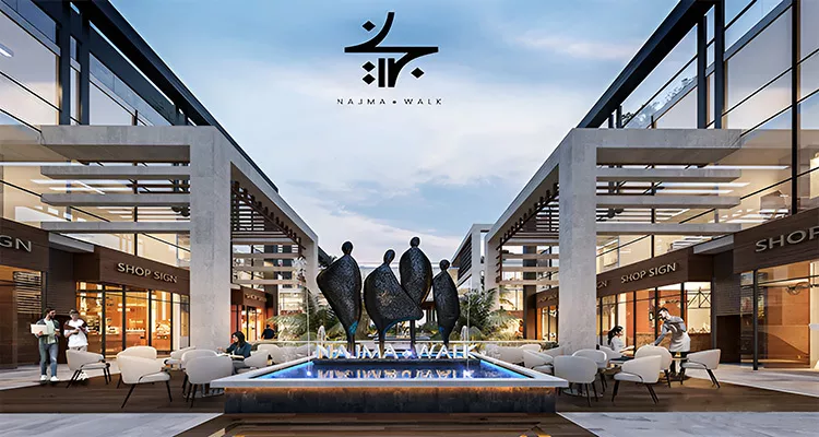 مول نجمة ووك القاهرة الجديدة ساوث قرنقل للتطوير العقاري – Najma Walk Mall New Cairo