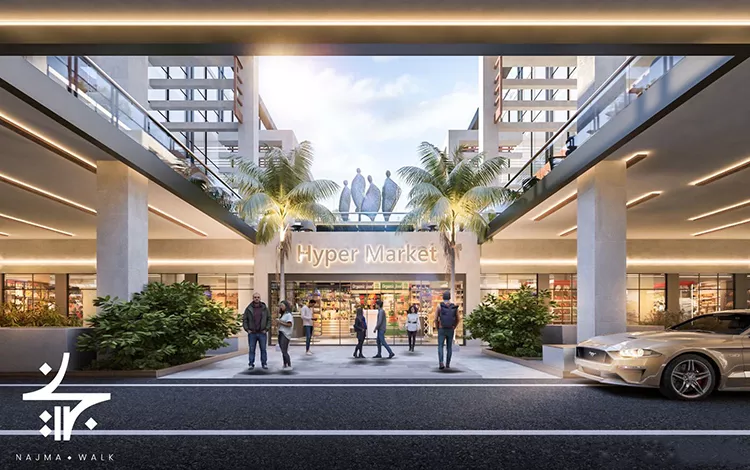 مول نجمة ووك القاهرة الجديدة ساوث قرنقل للتطوير العقاري – Najma Walk Mall New Cairo