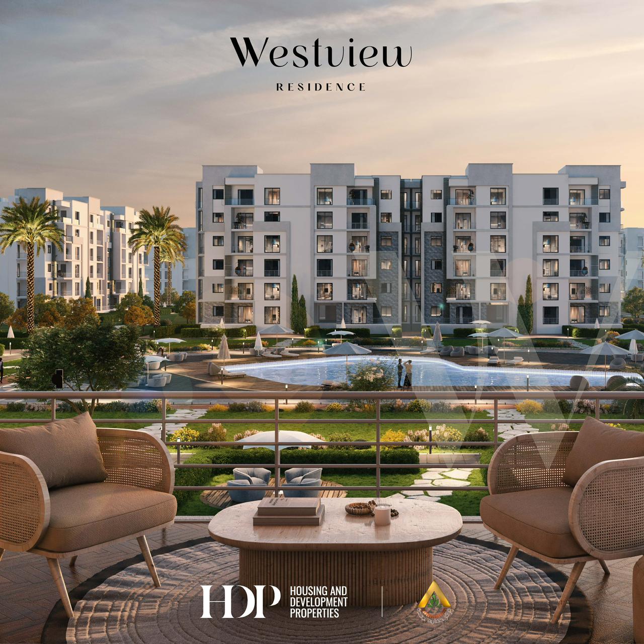 كمبوند ويست فيو ريزيدنس زايد الجديدة شركة HDP العقارية – Westview Residence New Zayed Compound