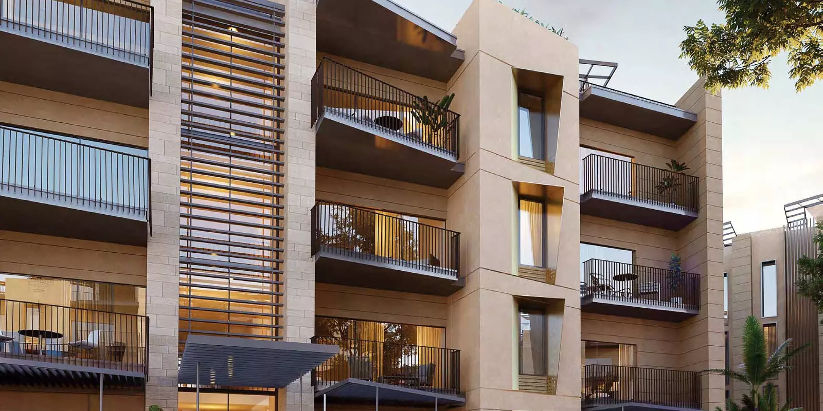 كمبوند 6 ويست الشيخ زايد سوديك للتطوير العقاري – Six West Sheikh Zayed Compound