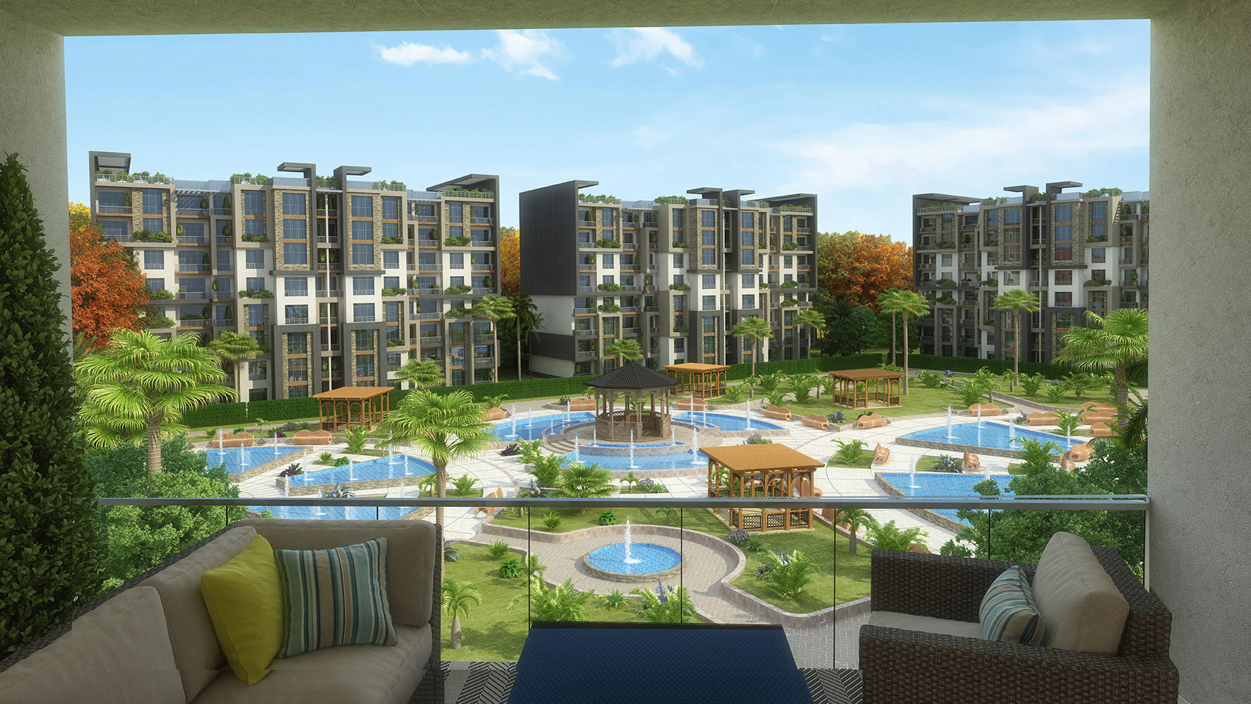 كمبوند رافتس زايد الجديدة ذا ارك للتطوير العقاري – Rafts New Zayed Compound