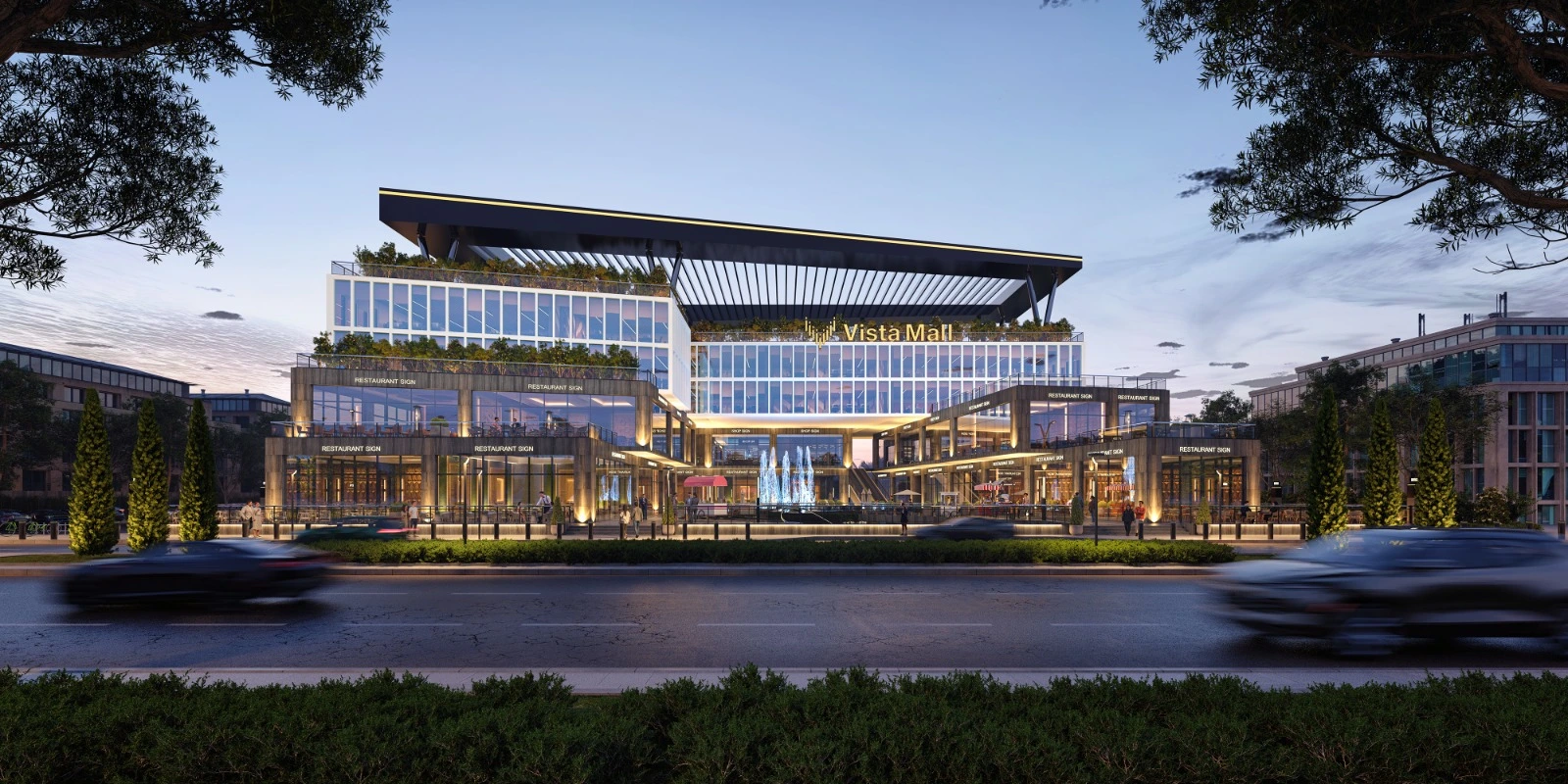 مول فيستا الشروق سيتي شركة بروجيكت جيت للتطوير العقاري – Vista Mall El Sherouk City