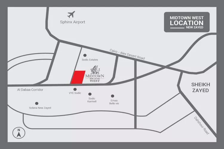 كمبوند ميدتاون زايد الجديدة بتر هوم للتطوير العقاري – Midtown Compound New Zayed West