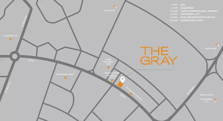 مول ذا جراي القاهرة الجديدة HDP للتطوير العقاري – The Gray Mall New Cairo