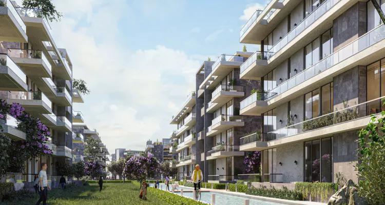 باقل من سعر السوق شقة في كمبوند كيت ريزيدنس 300م تشطيب كامل