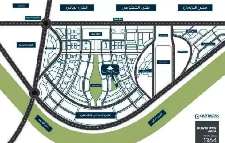 مكاتب للبيع لافال مول العاصمة الإدارية الجديدة بمساحات متنوعة وأسعار لقطة جدا