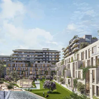 باقل من سعر السوق شقة في كمبوند كيت ريزيدنس 300م تشطيب كامل