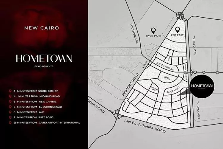 كمبوند هوم ريزيدنس التجمع السادس هوم تاون للتطوير العقاري – Home Residence Compound New Cairo