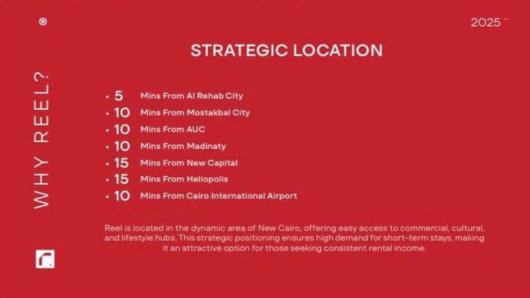 Reel New Cairo Project Al Riyadh Misr Developments