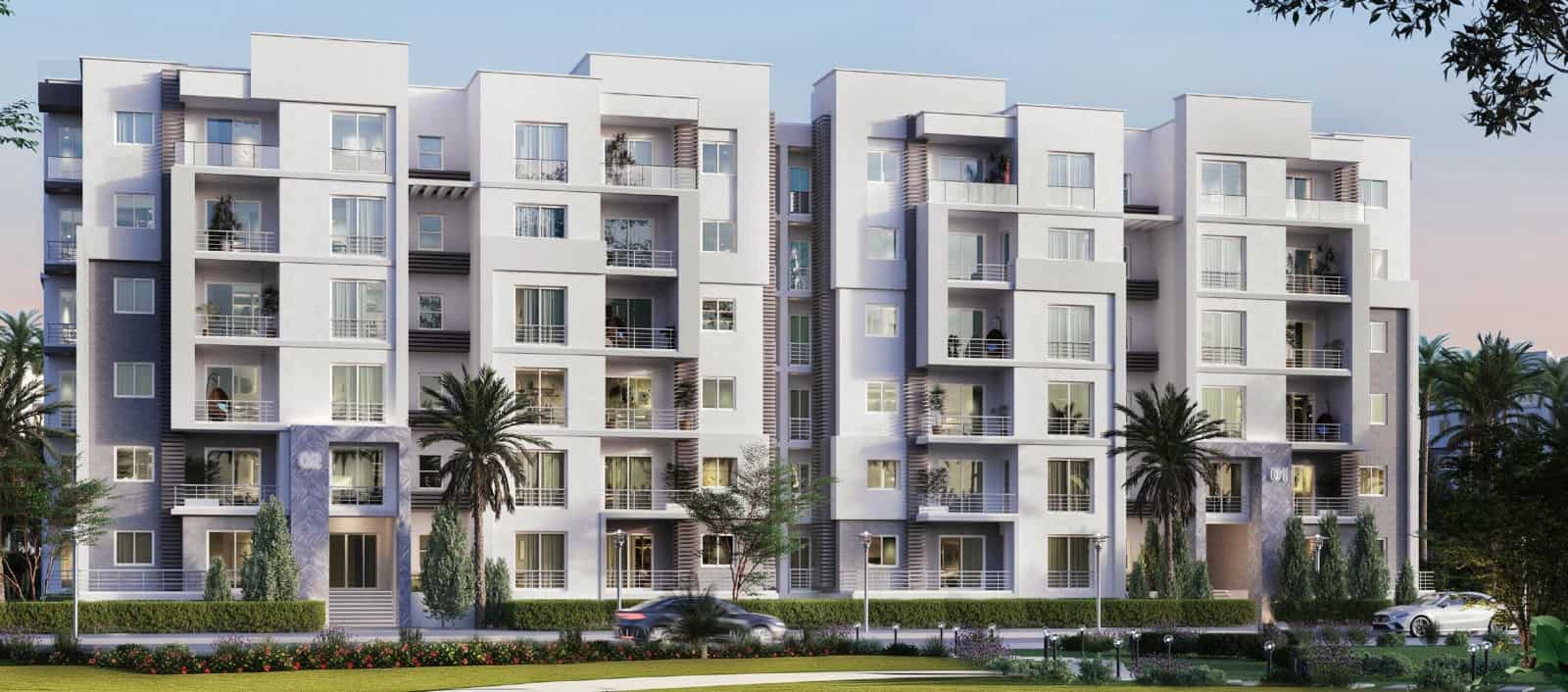 For sale in installments an apartment of 350 meters in Westview Residence Compound