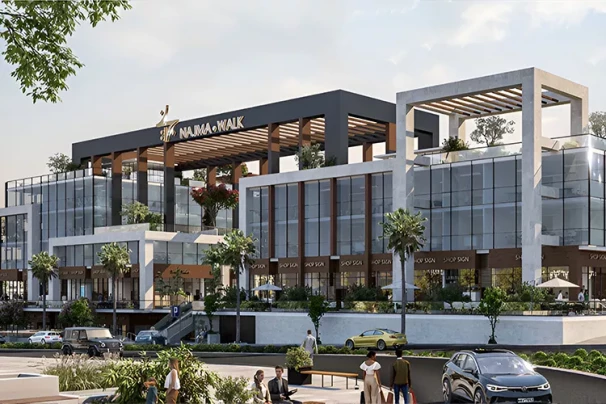 Book at Najma Walk Mall New Cairo with spaces starting from 80 square meters