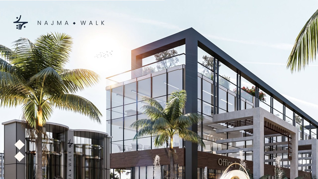 Book at Najma Walk Mall New Cairo with spaces starting from 80 square meters