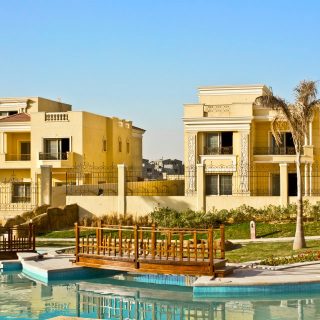 Own a twin house in the most exclusive location in Fountain Park Compound