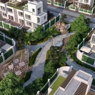 Twin house for sale in Valley View Compound 400 meters