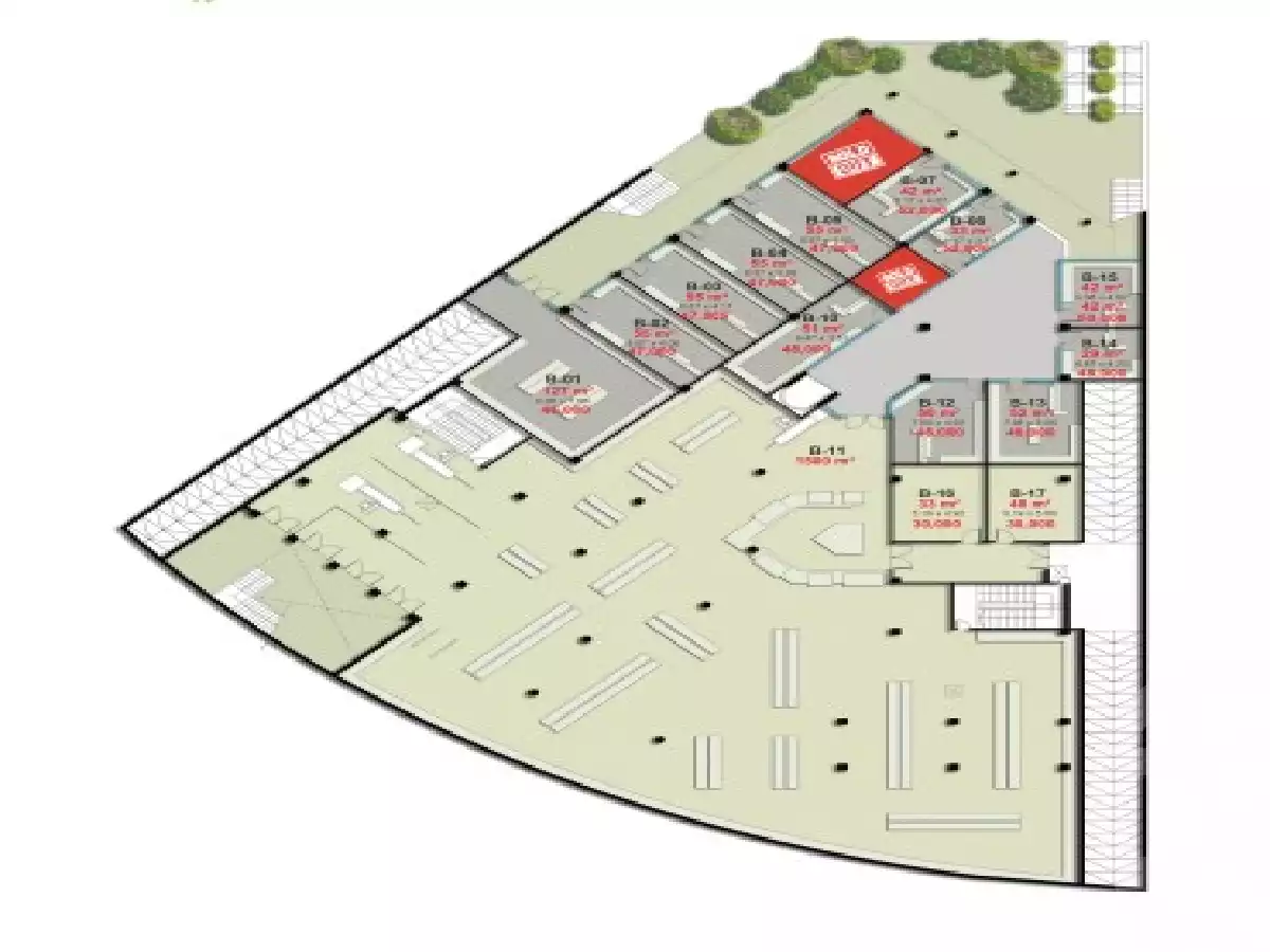 إشتري محل بمساحة 100متراً في مول سيتي كلوب الشروق