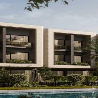 توين هاوس للبيع في كمبوند ايست فيل 500 متراً