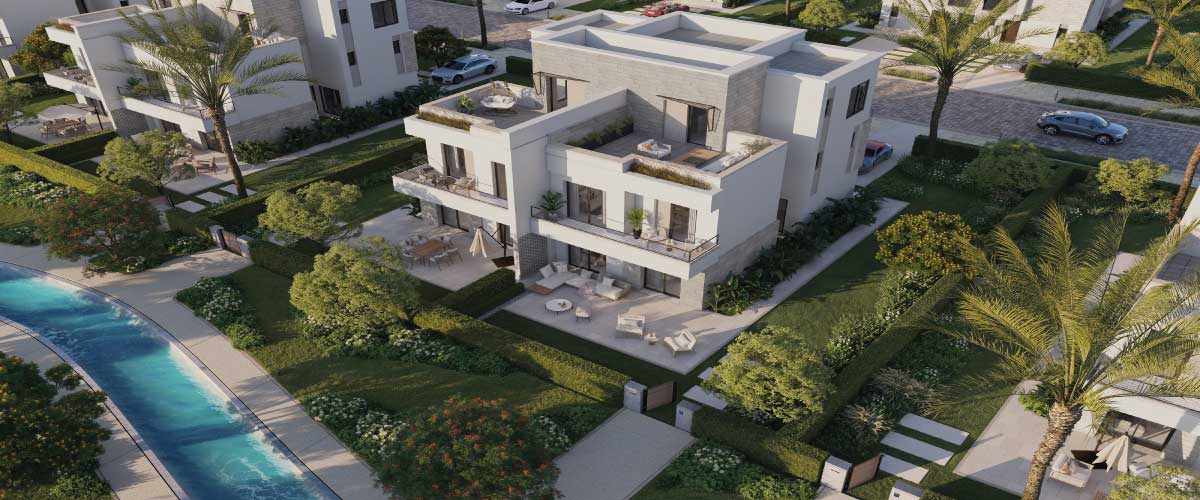 بفيو رائع و اقوى الخصومات على سعر المتر في كمبوند جيرة اشتري تاون هاوس الان