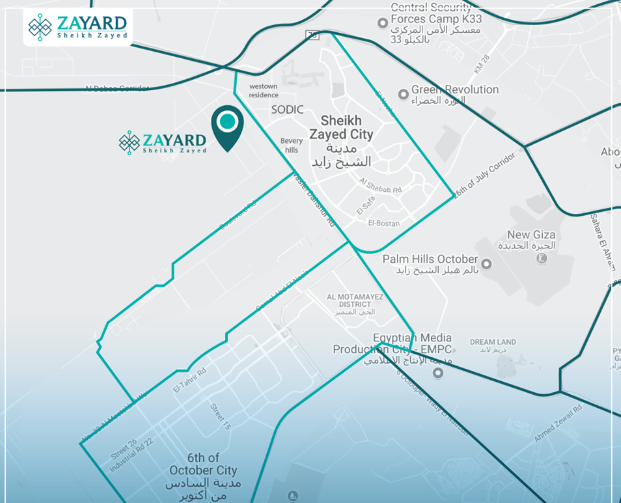 The finest residential units in the new Zayard Strike North Zayed Compound with only 5% down payment Buy now