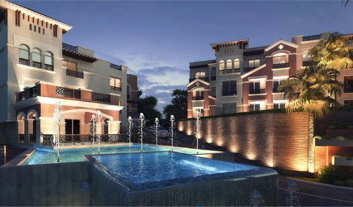 شاليه بفيو رائع ومساحة تبدأ من 200 متر في قرية هيفين هيلز العين السخنة