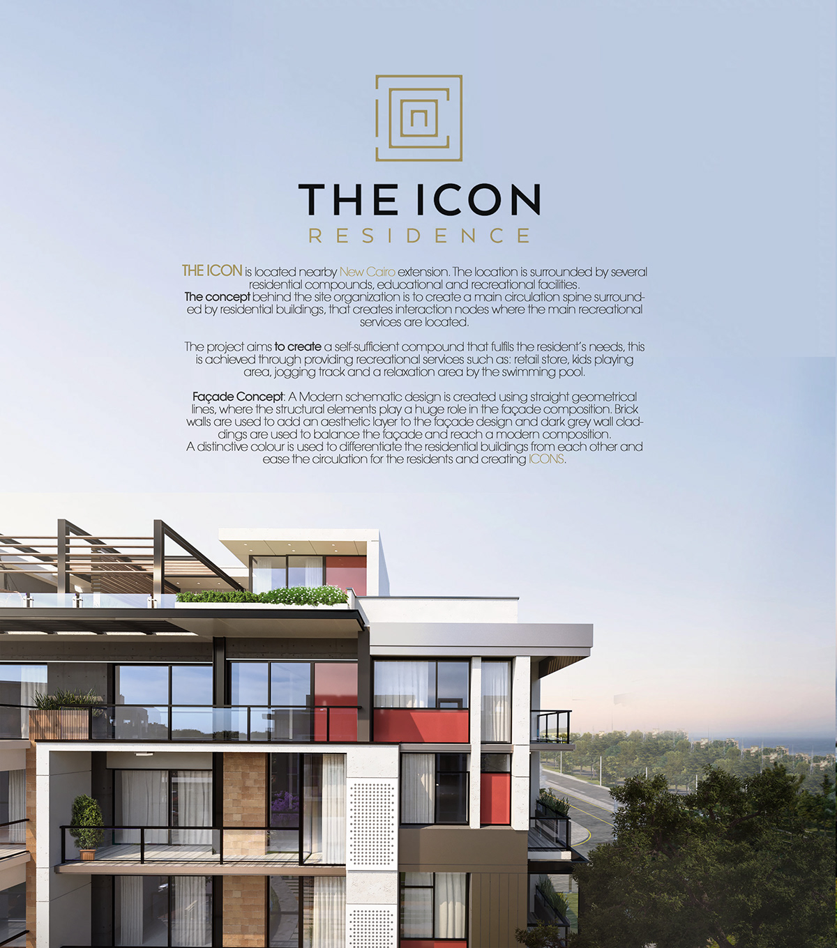 Penthouse for sale in The Icon Residence 2 Compound Fifth Settlement