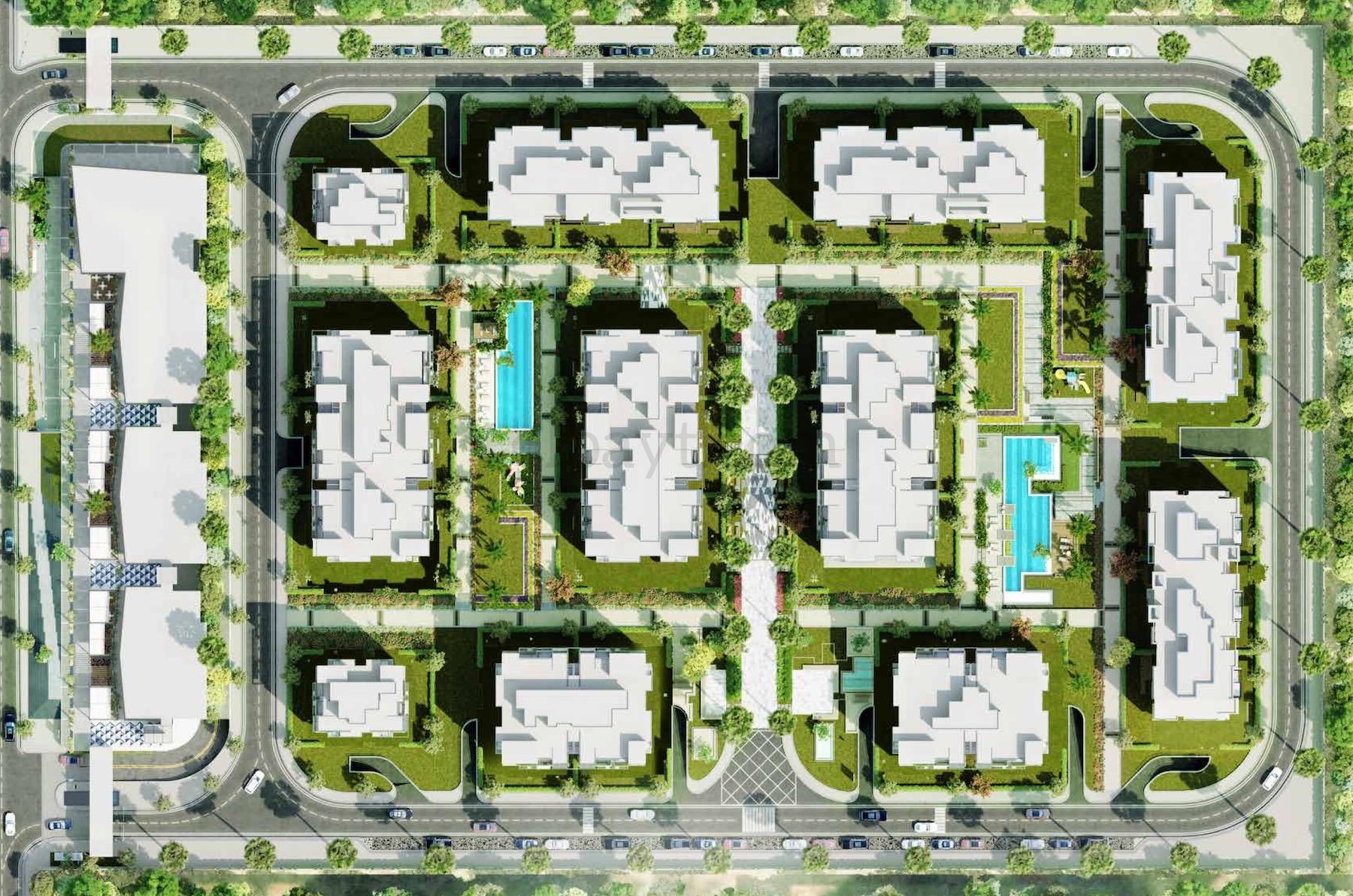 بمساحة 400 متر عقارات سكنية للبيع في كمبوند ذا ايكون ريزيدنس 2