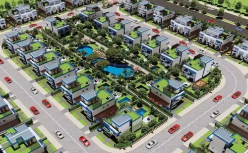 فيلا 450م في زايد الجديدة في كمبوند فالي فيو