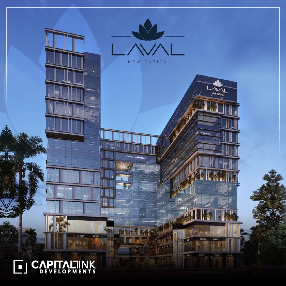 للبيع صيدليات لافال مول العاصمة الإدارية الجديدة بفيو أكثر من رائع