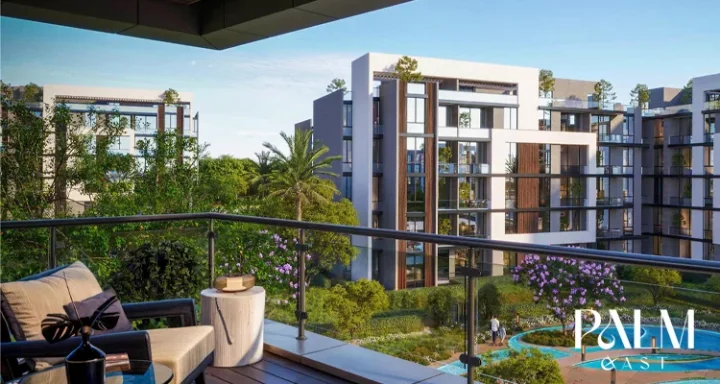 Apartments for sale in Palm East Compound with a wonderful view Seize the opportunity and book now