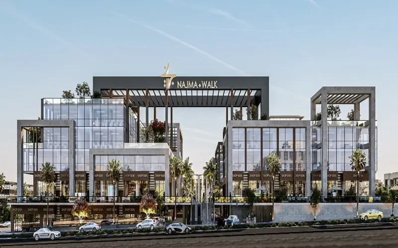 Book at Najma Walk Mall New Cairo with spaces starting from 80 square meters