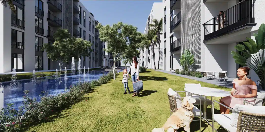 Duplex for sale in October Gardens in Gül Residence Compound 200 meters