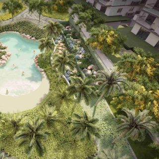 An apartment ready for receipt with an area starting from 200 meters in Crowne Residence Compound