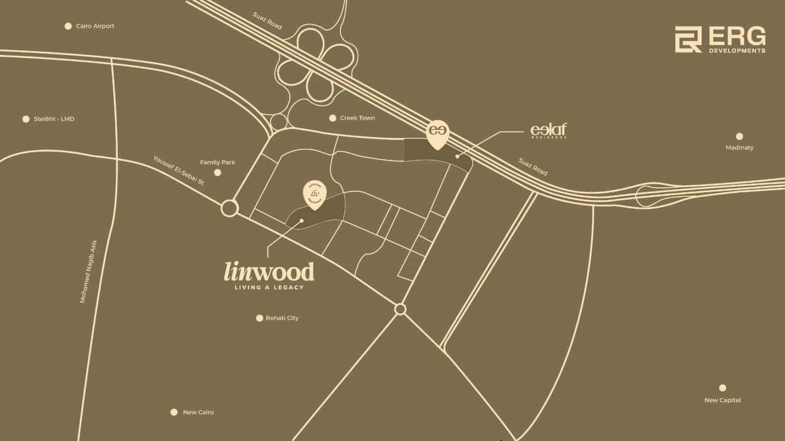 للبيع تاون هاوس كمبوند لين وود التجمع الخامس بفيو أكثر من رائع