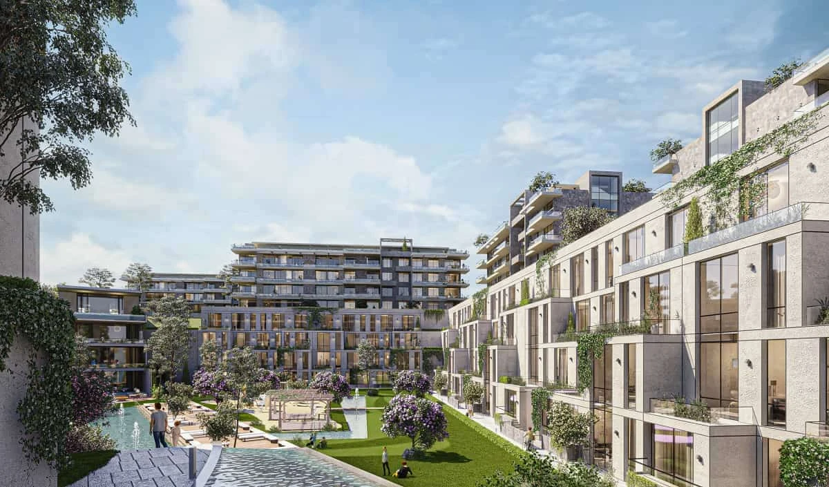 باقل من سعر السوق شقة في كمبوند كيت ريزيدنس 300م تشطيب كامل