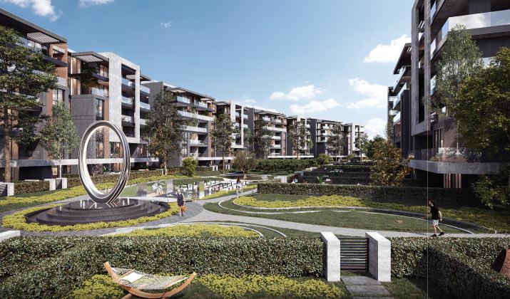 شقة جاهزة للأستلام بمساحة تبدأ من 200 متر في كمبوند كراون ريزيدنس