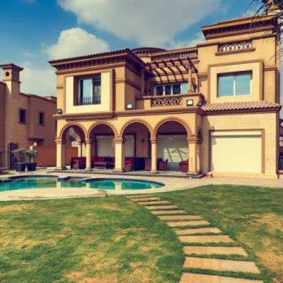 For sale a villa in Le Reve Compound Fifth Settlement with a more than wonderful view