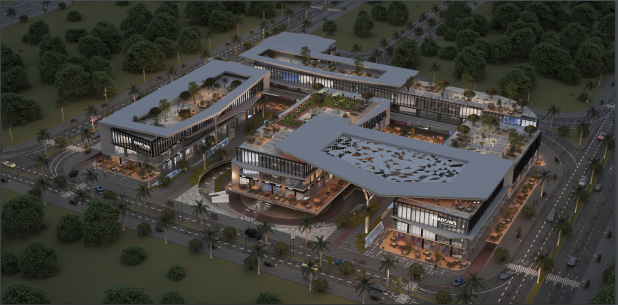 عيادة رائعة 60 م للبيع في موقع مميز جدا داخل مول شادو بيزنس بارك