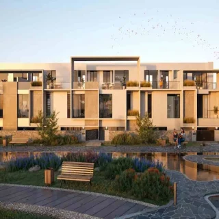 للبيع تاون هاوس كمبوند لين وود التجمع الخامس بفيو أكثر من رائع