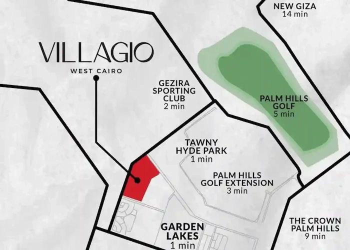 Fully finished residential units in Villagio Compound book now